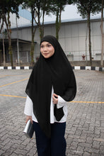 Load image into Gallery viewer, Bawal / Khimar 2 in 1 in Black