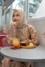 Load image into Gallery viewer, Kaftan Shirt Stripes in Brown