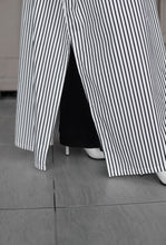 Load image into Gallery viewer, Kaftan Shirt Stripes in White