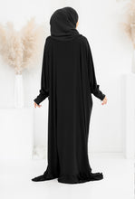 Load image into Gallery viewer, Lycra Telekung Dress - Black