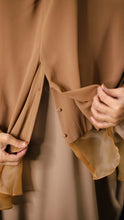 Load image into Gallery viewer, Khimar with Organza - Latte
