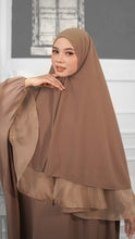 Load image into Gallery viewer, Khimar with Organza - Caramel