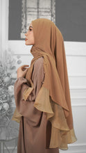Load image into Gallery viewer, Khimar with Organza - Latte