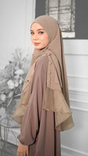 Load image into Gallery viewer, Khimar with Organza - Milk Tea