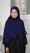 Load image into Gallery viewer, Khimar with Organza - Navy Blue