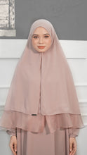 Load image into Gallery viewer, Khimar with Organza - Pearl Pink
