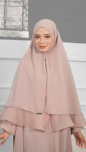 Load image into Gallery viewer, Khimar with Organza - Pearl Pink
