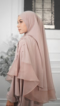 Load image into Gallery viewer, Khimar with Organza - Pearl Pink