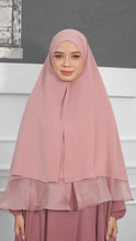 Load image into Gallery viewer, Khimar with Organza - Rose Pink