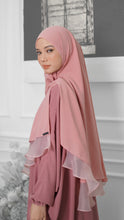 Load image into Gallery viewer, Khimar with Organza - Rose Pink