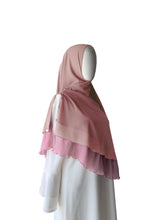 Load image into Gallery viewer, Khimar with Pleats - Pink
