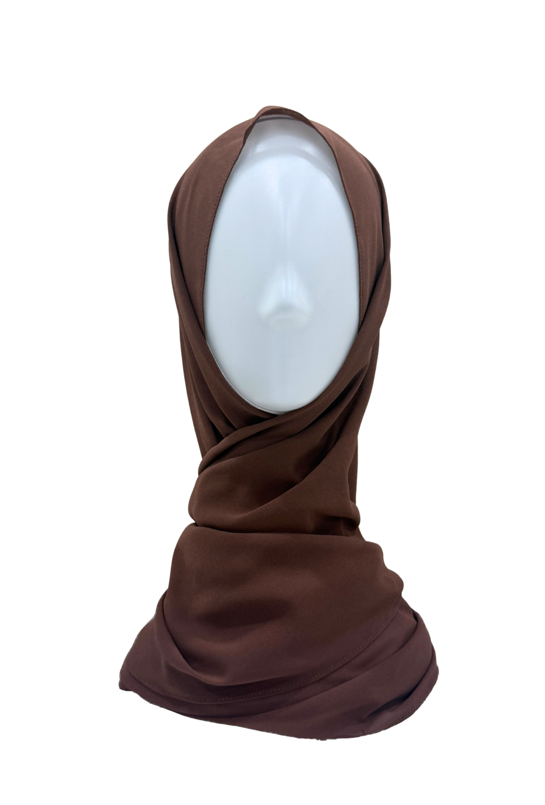Hoodie Chiffon - Rust Brown
