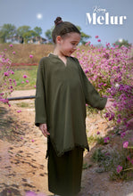 Load image into Gallery viewer, Kurung Melur in Crystal Teal Blue (Kids)
