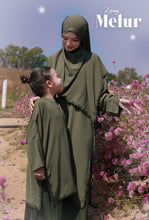 Load image into Gallery viewer, Kurung Melur in Crystal Teal Blue (Kids)
