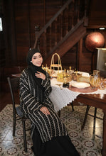 Load image into Gallery viewer, Kurung Melur Embroidery in Black
