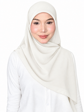 Load image into Gallery viewer, Bawal / Khimar 2 in 1 in Off White
