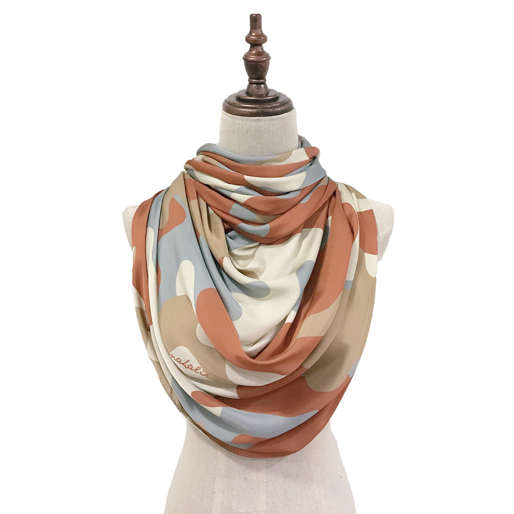 Camo Sunset Orange (Square/Bawal)