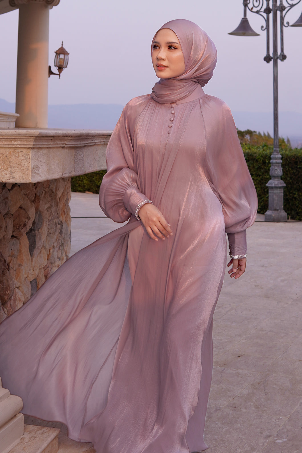 Abaya Tiara in Pink Sapphire