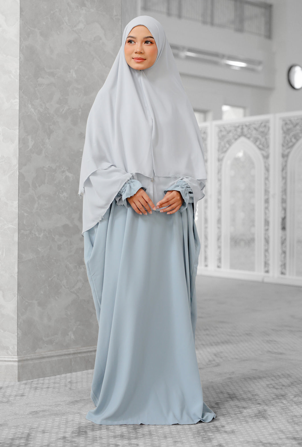 [New In] Sumayya Set in Soft Blue