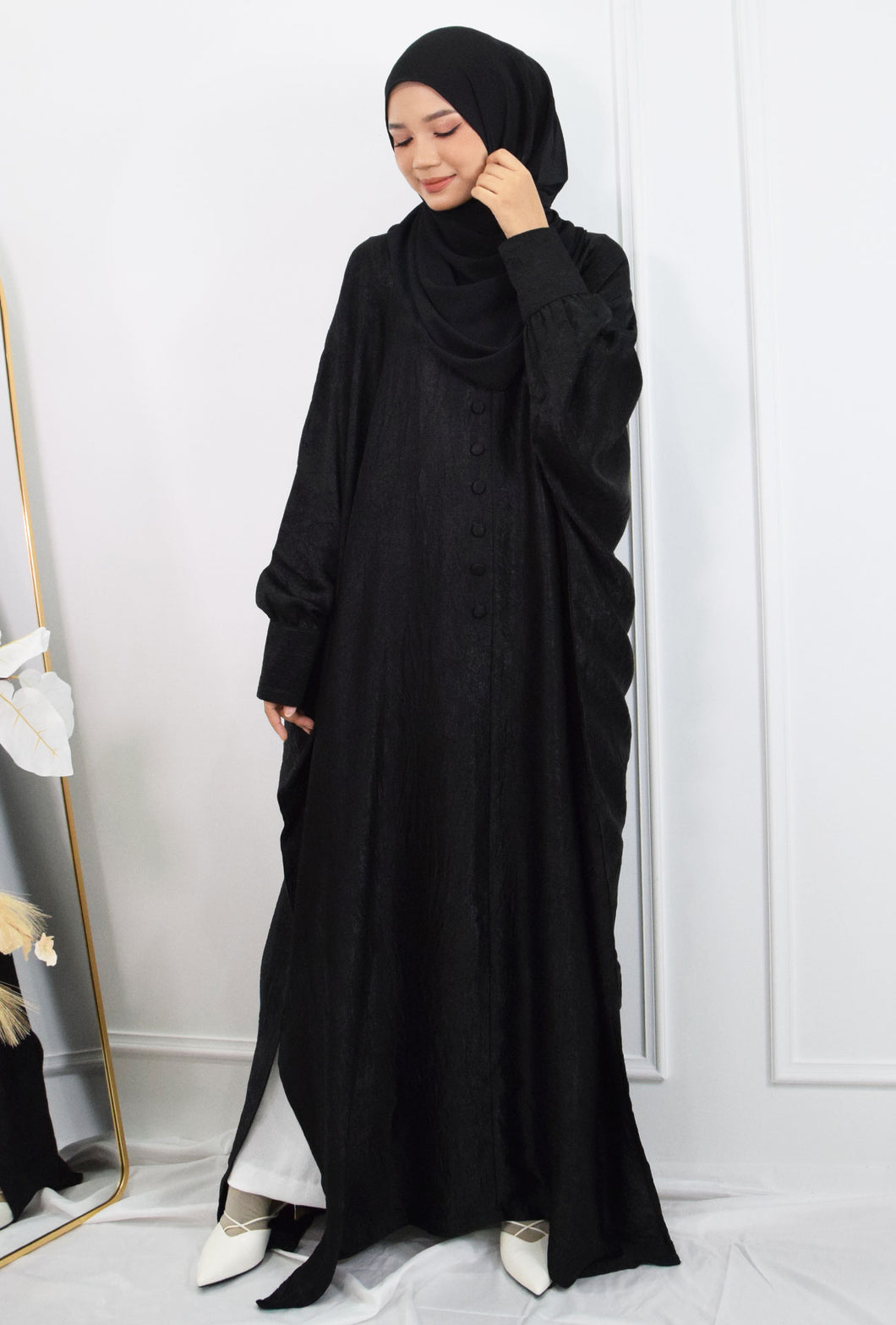 [NEW IN] Kaftan Dhuha - Black