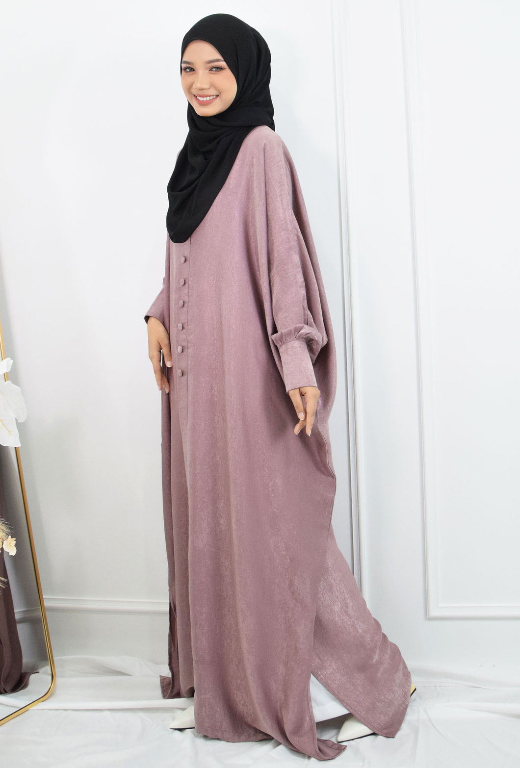 [NEW IN] Kaftan Dhuha - Rose Lilac