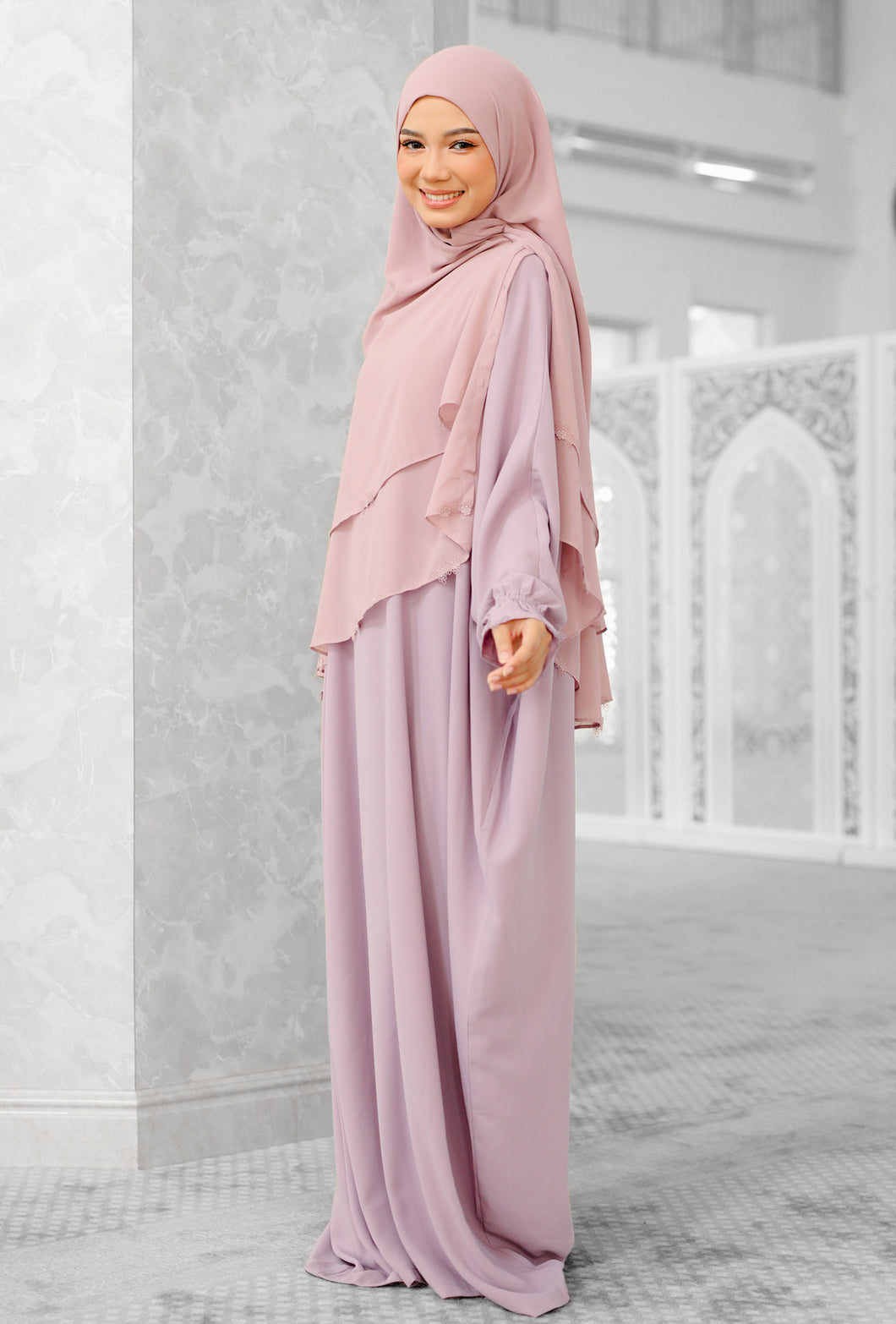 Kaftan Sumayya In Dusty Orchid Lilac
