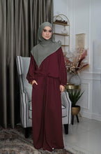 Load image into Gallery viewer, Yana Dress in Maroon
