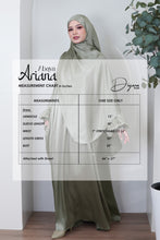 Load image into Gallery viewer, Abaya Ariana in White
