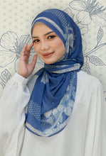 Load image into Gallery viewer, Sakura Shawl (Chiffon) in Royal Blue
