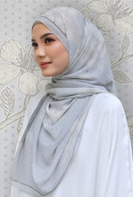 Load image into Gallery viewer, Sakura Shawl (Chiffon) in Silver Grey
