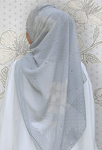 Load image into Gallery viewer, Sakura Shawl (Chiffon) in Silver Grey
