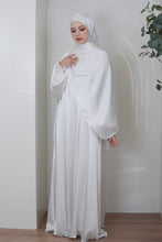 Load image into Gallery viewer, Abaya Ariana in White
