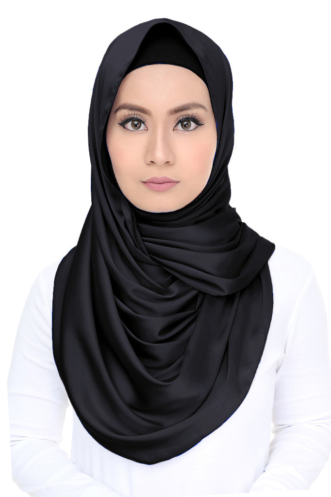 Lush (snood) Satin - Black