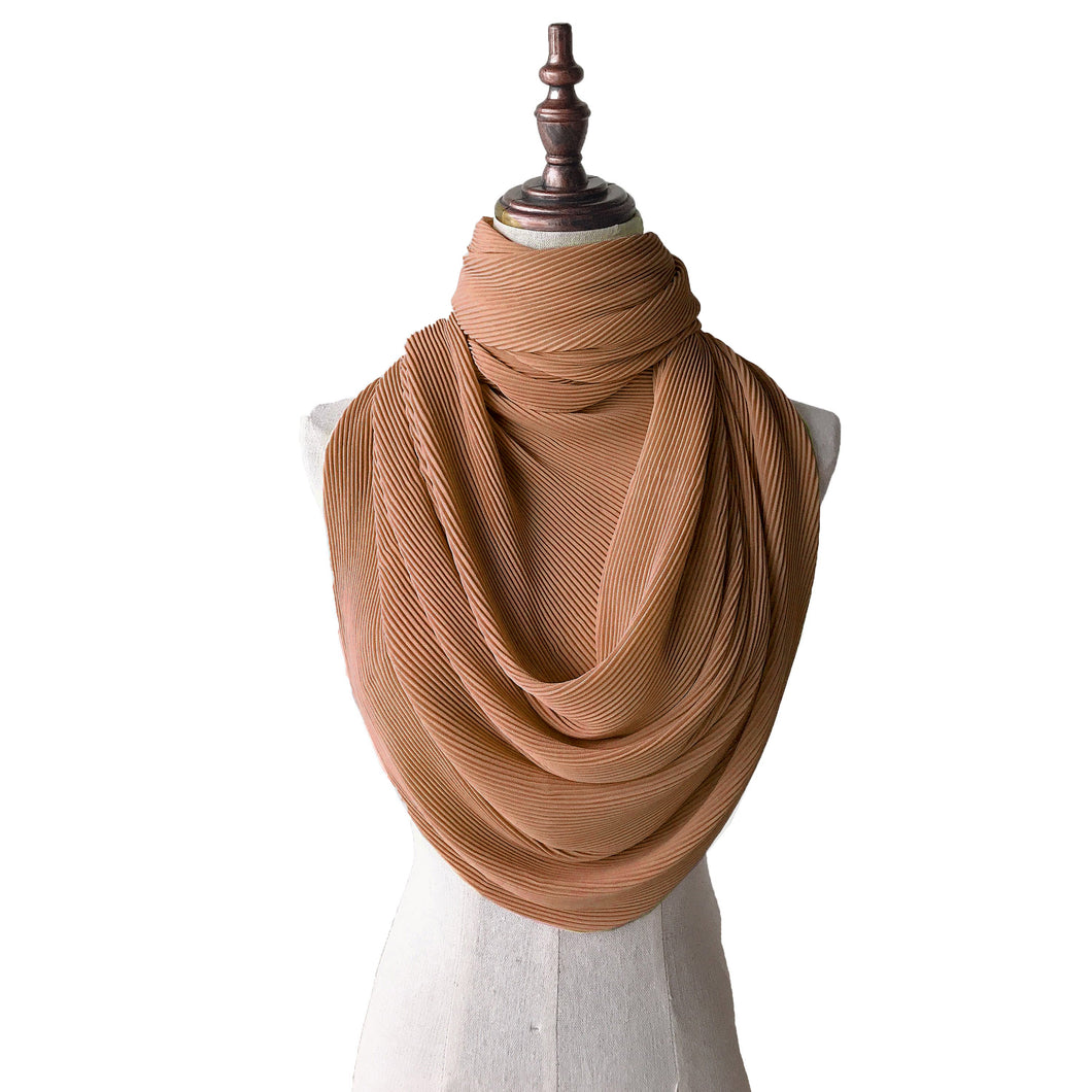 Lush (snood) Pleats - Apricot