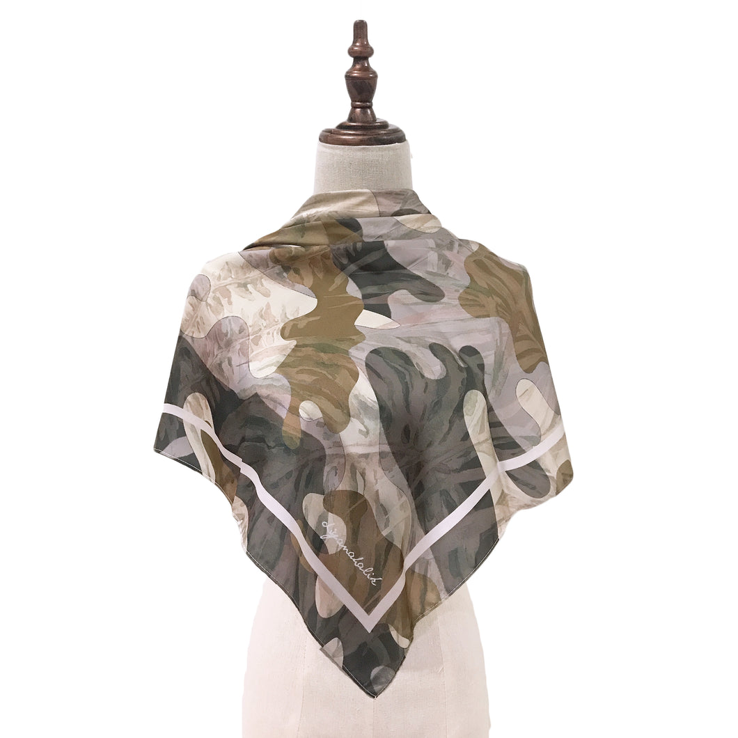 Square Camo Tropical - Brown