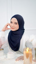 Load image into Gallery viewer, Lush (snood) Satin Pleats - Blueberry Cupcake
