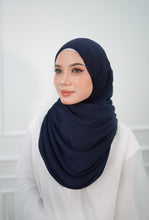 Load image into Gallery viewer, Lush (snood) Satin Pleats - Blueberry Cupcake
