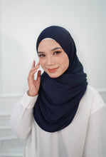 Load image into Gallery viewer, Lush (snood) Satin Pleats - Blueberry Cupcake

