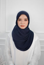 Load image into Gallery viewer, Lush (snood) Satin Pleats - Blueberry Cupcake
