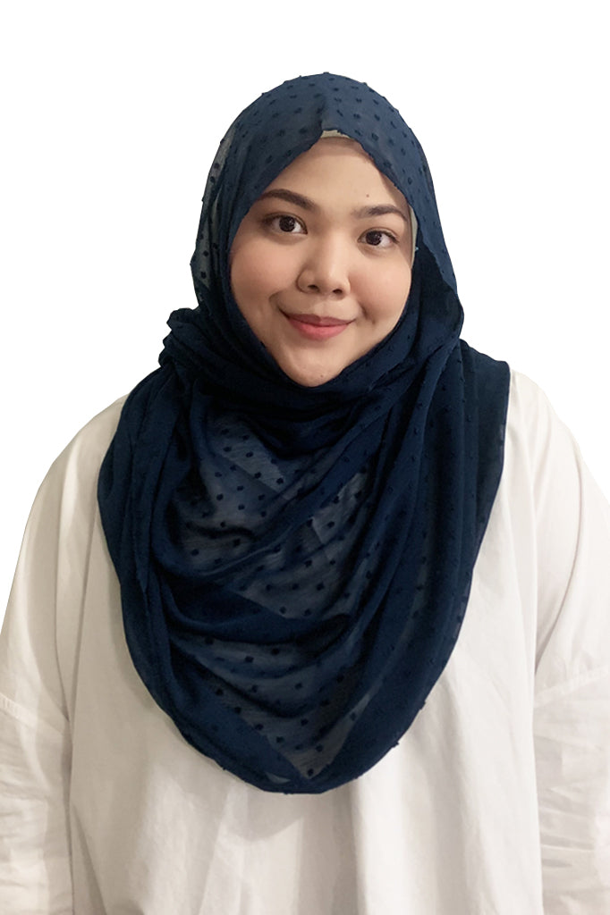 Maxi Lush (snood) Confetti - Navy Blue