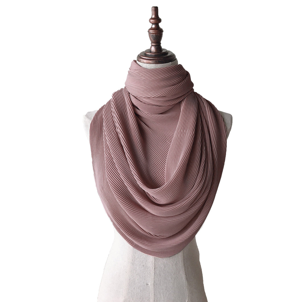 Lush (snood) Pleats - Rose Pink
