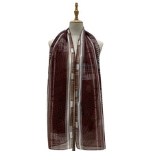 Load image into Gallery viewer, Qadira Shawl in Maroon
