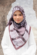 Load image into Gallery viewer, Qadira Square Shawl in Maroon
