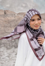 Load image into Gallery viewer, Qadira Square Shawl in Maroon
