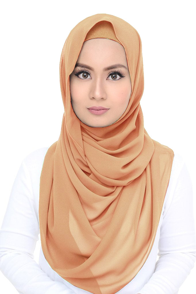 Lush (snood) Chiffon - Apricot