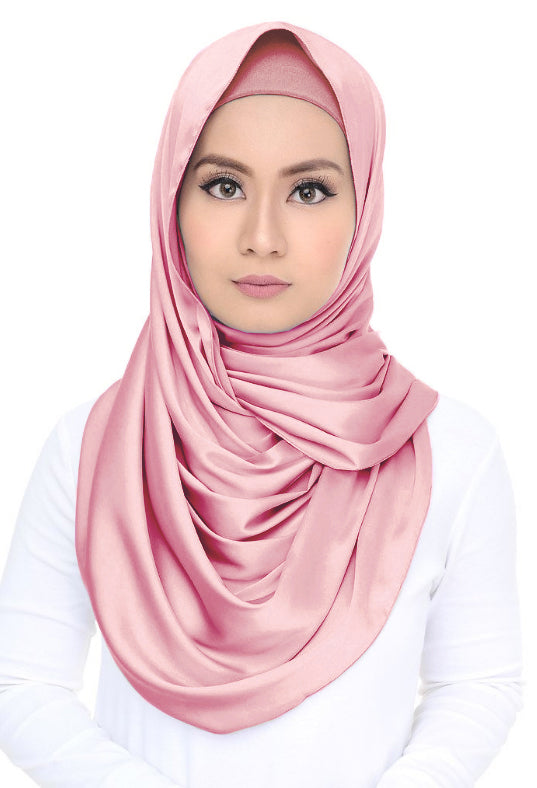 Satin Silk Lush (snood) - Blooming Pink