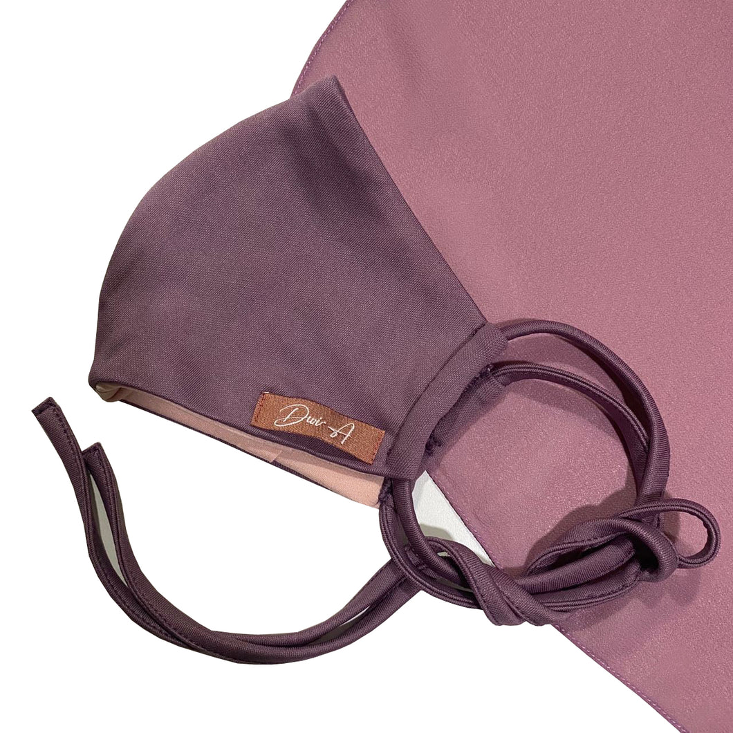 DWI Cotton Face Mask - Dusty Orchid Pink