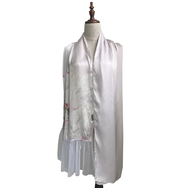 Shawl Love - Silver Pink