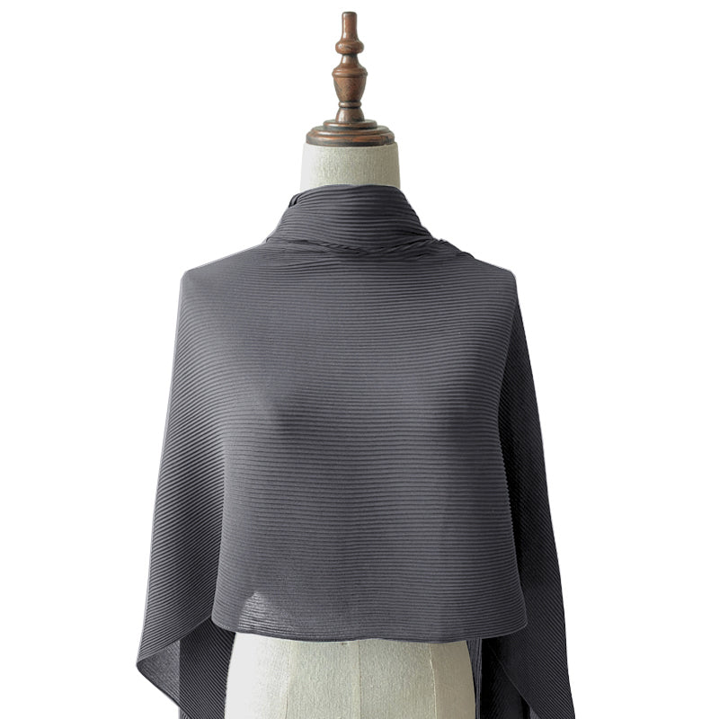 Shawl Pleats - Grey