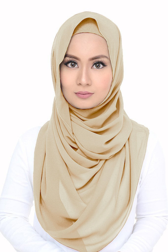 Lush (snood) Chiffon - Khaki